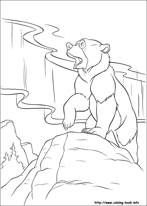 Brother Bear coloring picture